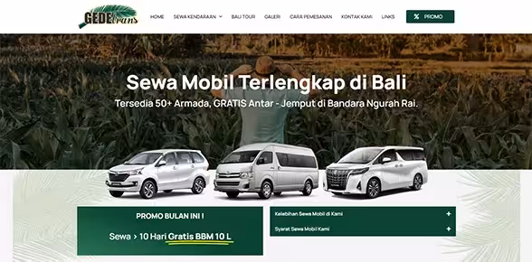 Jasa Pembuatan Website Bali Murah Terbaik Garansi